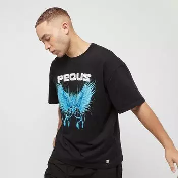 Футболка с рисунком «Синий ангел» Pequs, цвет black