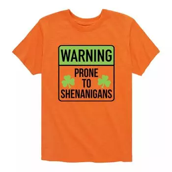 Футболка с рисунком «Склонность к махинациям» для мальчиков 8–20 лет Licensed Character