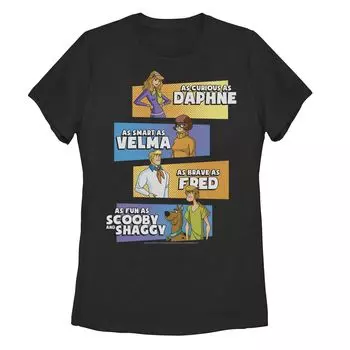 Футболка с рисунком Скуби-Ду для юниоров «Любопытный, как Дафна» Licensed Character