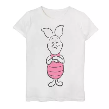 Футболка с рисунком «Сладкий поросенок» для девочек 7–16 лет «Винни-Пух» Disney's Disney