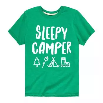 Футболка с рисунком Sleepy Camper для мальчиков 8–20 лет Licensed Character