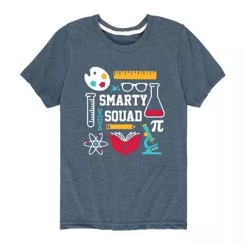 Футболка с рисунком "Smarty Squad" для мальчиков 8–20 лет Licensed Character, синий