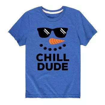 Футболка с рисунком снеговика для мальчиков 8–20 лет Chill Dude Licensed Character