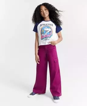 Футболка с рисунком Snoopy для девочек Epic Threads, белый