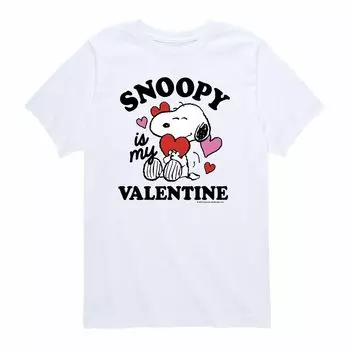 Футболка с рисунком Snoopy My Valentine для мальчиков 8–20 лет Licensed Character