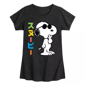 Футболка с рисунком солнцезащитных очков Peanuts Tokyo для девочек 7–16 лет Licensed Character
