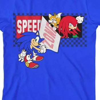 Футболка с рисунком Sonic the Hedgehog для мальчиков 8–20 лет Licensed Character
