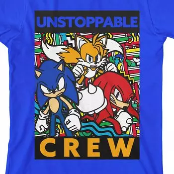 Футболка с рисунком Sonic The Hedgehog для мальчиков 8–20 лет Licensed Character