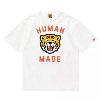 Футболка с рисунком, созданным человеком, 05 Белая