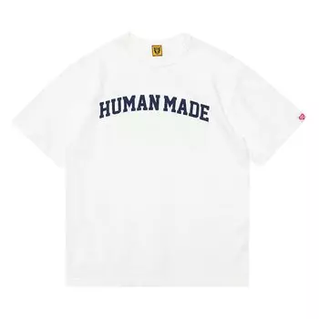 Футболка с рисунком, созданным человеком, № 06 Белая