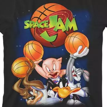 Футболка с рисунком Space Jam для мальчиков 8–20 лет Licensed Character
