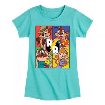 Футболка с рисунком «Спасатели Рейнджеры» Disney's Chip N Dale для девочек 7–16 лет Licensed Character