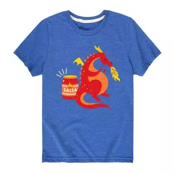 Футболка с рисунком Spicy Salsa Dragon для мальчиков 8–20 лет Licensed Character