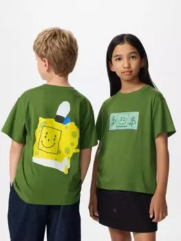 Футболка с рисунком spongebob squarepants Uniqlo, цвет 56