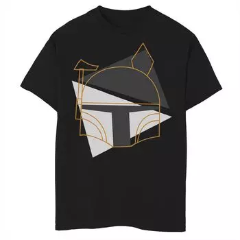 Футболка с рисунком Spooky Boba Lines для мальчиков 8–20 лет Star Wars