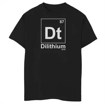 Футболка с рисунком Star Trek Dilithium Element для мальчиков 8–20 лет Licensed Character
