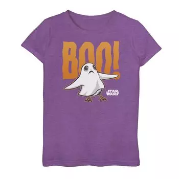Футболка с рисунком Star Wars Ghost Porg для девочек 7–16 лет Licensed Character