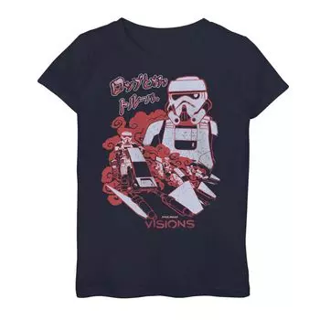 Футболка с рисунком «Star Wars Visions Stormtrooper Ride» для девочек 7–16 лет Licensed Character