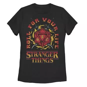 Футболка с рисунком «Stranger Things» для юниоров «Roll For Your Life» Licensed Character