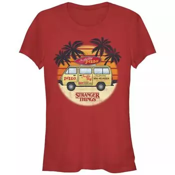 Футболка с рисунком Stranger Things Surf Combi Pizza для юниоров Licensed Character