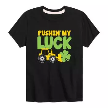 Футболка с рисунком «Строительство» для мальчиков 8–20 лет «Pushin My Luck» Licensed Character