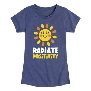 Футболка с рисунком Sun Radiate Positive Sun для девочек 7–16 лет Licensed Character