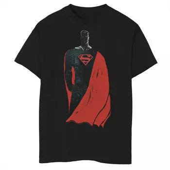 Футболка с рисунком «Супермен Стойка» для мальчиков 8–20 лет DC Fandome, темный портрет DC Comics