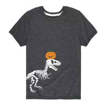 Футболка с рисунком T-Rex Jack-O-Lantern для мальчиков 8–20 лет Licensed Character