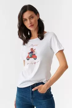 Футболка с рисунком Tatuum, белый