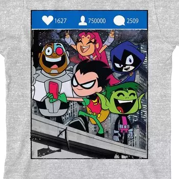 Футболка с рисунком Teen Titans Go для мальчиков 8–20 лет Licensed Character