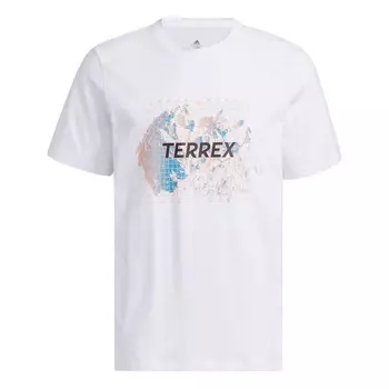 Футболка с рисунком terrex Adidas, белый