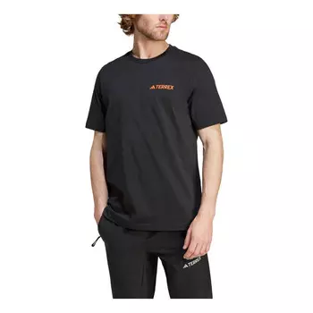 Футболка с рисунком terrex Adidas, черный