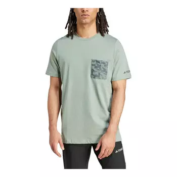 Футболка с рисунком terrex Adidas, зеленый
