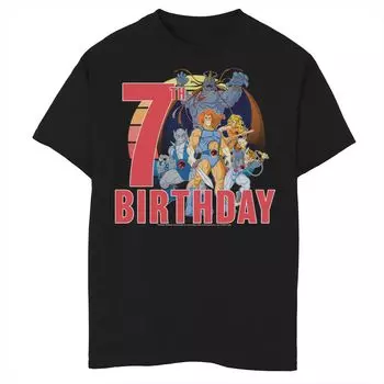 Футболка с рисунком ThunderCats на 7-й день рождения для мальчиков 8–20 лет Licensed Character
