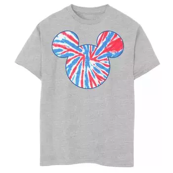 Футболка с рисунком Tie Dye для мальчиков 8–20 лет Disney's Mickey Mouse Americana Licensed Character
