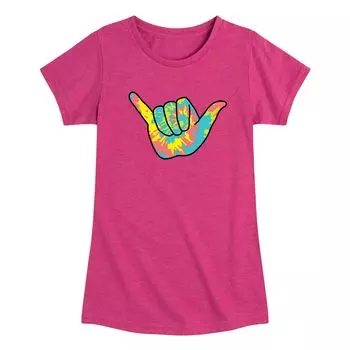Футболка с рисунком Tie Dye Shaka для девочек 7–16 лет Licensed Character
