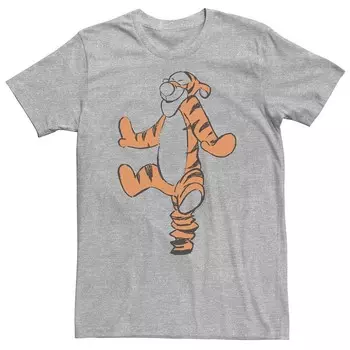 Футболка с рисунком тигра Big & Tall Disney Winnie The Pooh Licensed Character, цвет Athletic Heather