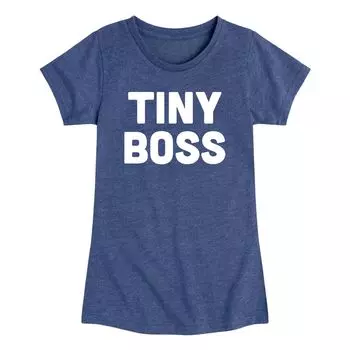 Футболка с рисунком Tiny Boss для девочек 7–16 лет Licensed Character, синий