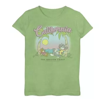 Футболка с рисунком Tom & Jerry California для девочек 7–16 лет Licensed Character