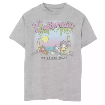 Футболка с рисунком Tom & Jerry California для мальчиков 8–20 лет Licensed Character