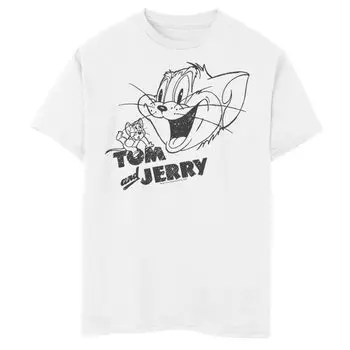 Футболка с рисунком Tom & Jerry для мальчиков 8–20 лет Licensed Character