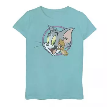 Футболка с рисунком Tom & Jerry Group для девочек 7–16 лет Licensed Character