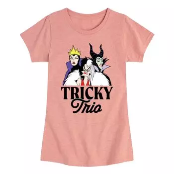 Футболка с рисунком Tricky Trio для девочек 7–16 лет Disney Villains Disney