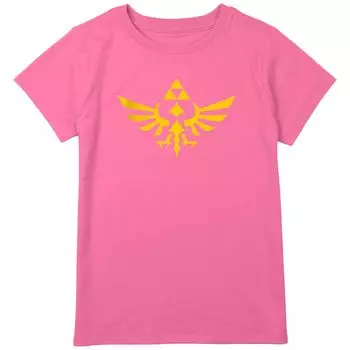 Футболка с рисунком Triforce Sword Triumphant для девочек 7–16 лет Legend Of Zelda Skyward Sword Licensed Character