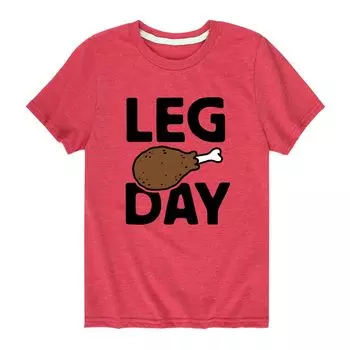 Футболка с рисунком «Турция» для мальчиков 8–20 лет Leg Day Licensed Character