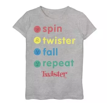 Футболка с рисунком Twister Spin Twister Fall для девочек 7–16 лет Licensed Character