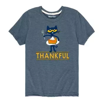 Футболка с рисунком тыквенного пирога для мальчиков 8–20 лет Pete The Cat Licensed Character