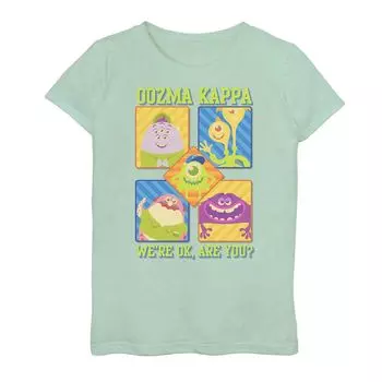Футболка с рисунком «Университет монстров Disney/Pixar» для девочек 7–16 лет «Мы в порядке, а ты?» Licensed Character