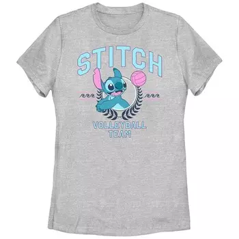 Футболка с рисунком юношеской волейбольной команды Disney's Lilo & Stitch, цвет Athletic Heather