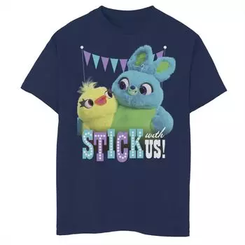 Футболка с рисунком «Утка и кролик» Disney/Pixar «История игрушек 4» для мальчиков 8–20 лет Disney / Pixar